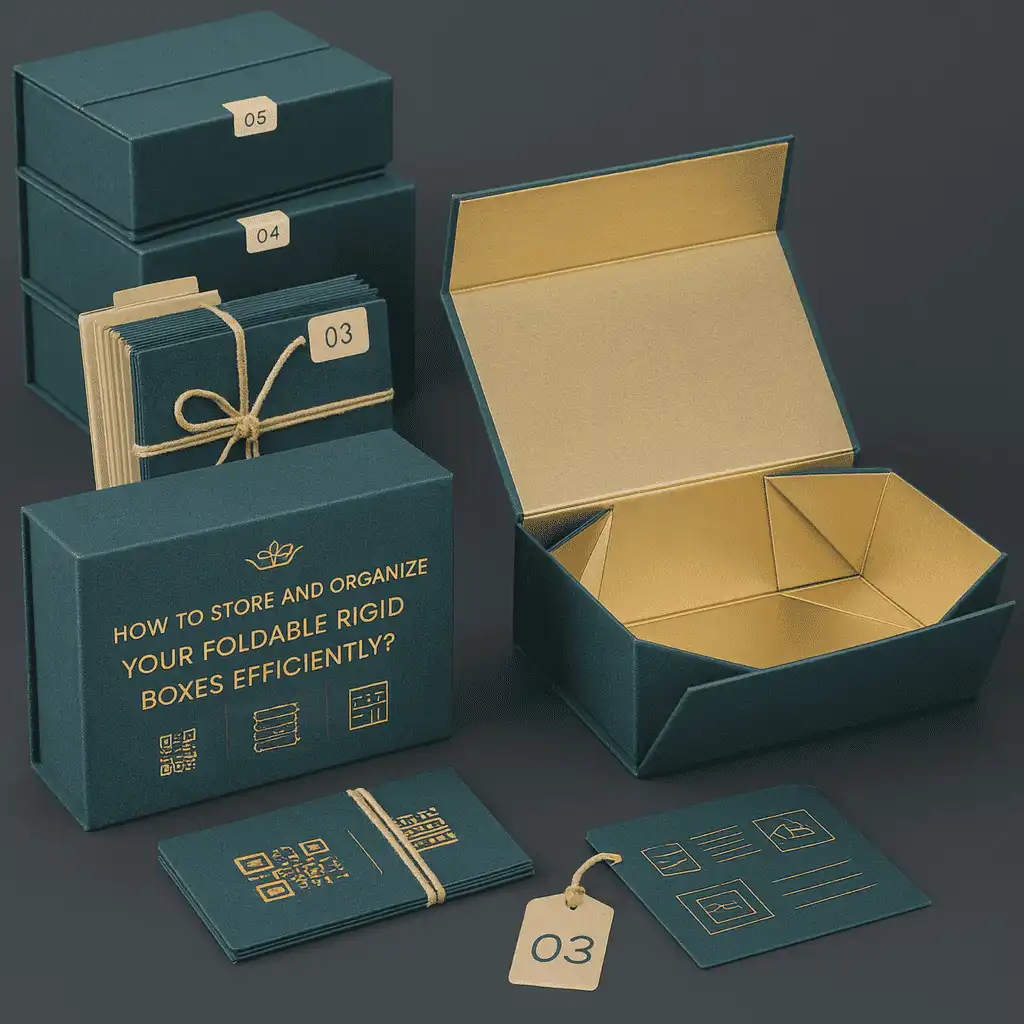 How to Store and Organize Your Foldable Rigid Boxes Efficiently?